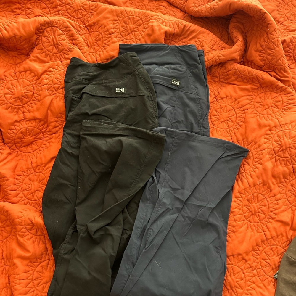 Mountain Hardwear black and Navy Pants